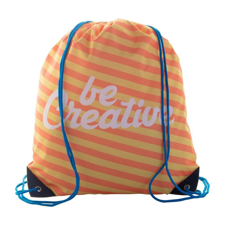 Sac de cumpărături, cu cordon, personalizat CreaDraw Plus Albastru