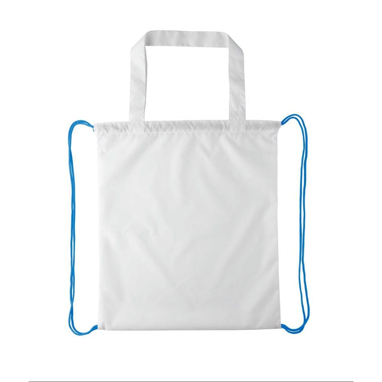 Sac cu cordon, personalizat CreaDraw Shop albastru alb