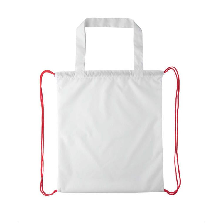 Sac cu cordon, personalizat CreaDraw Shop roșu alb