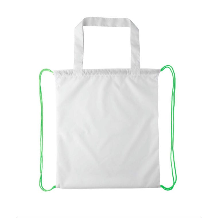 Sac cu cordon, personalizat CreaDraw Shop verde alb