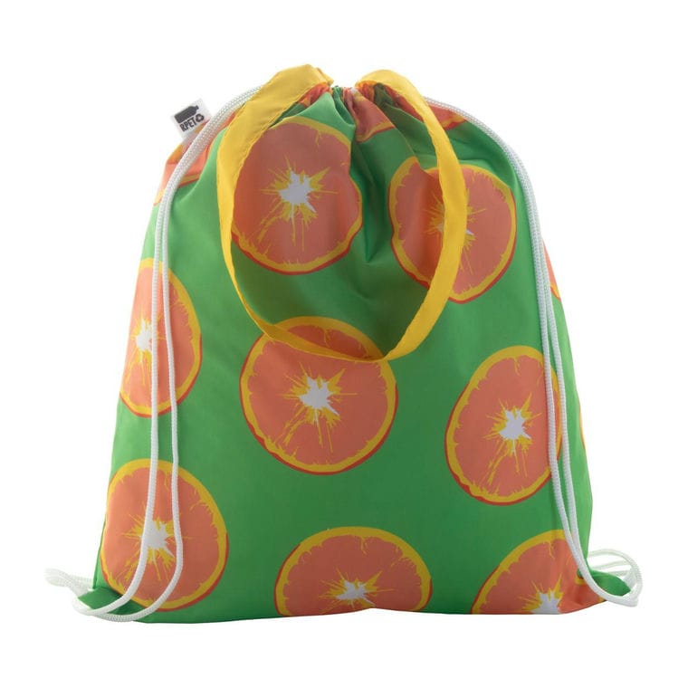 Sac cu cordon, personalizat CreaDraw Shop RPET Alb