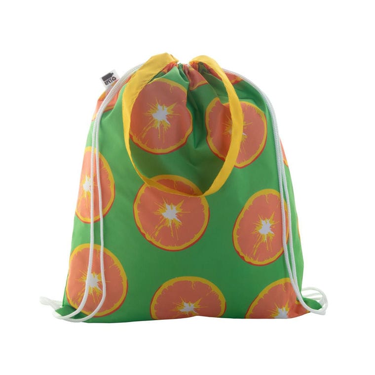 Sac cu cordon, personalizat CreaDraw Shop RPET alb