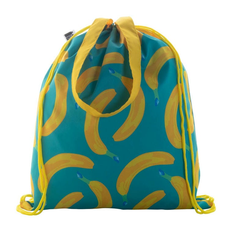 Sac cu cordon, personalizat CreaDraw Shop RPET Galben