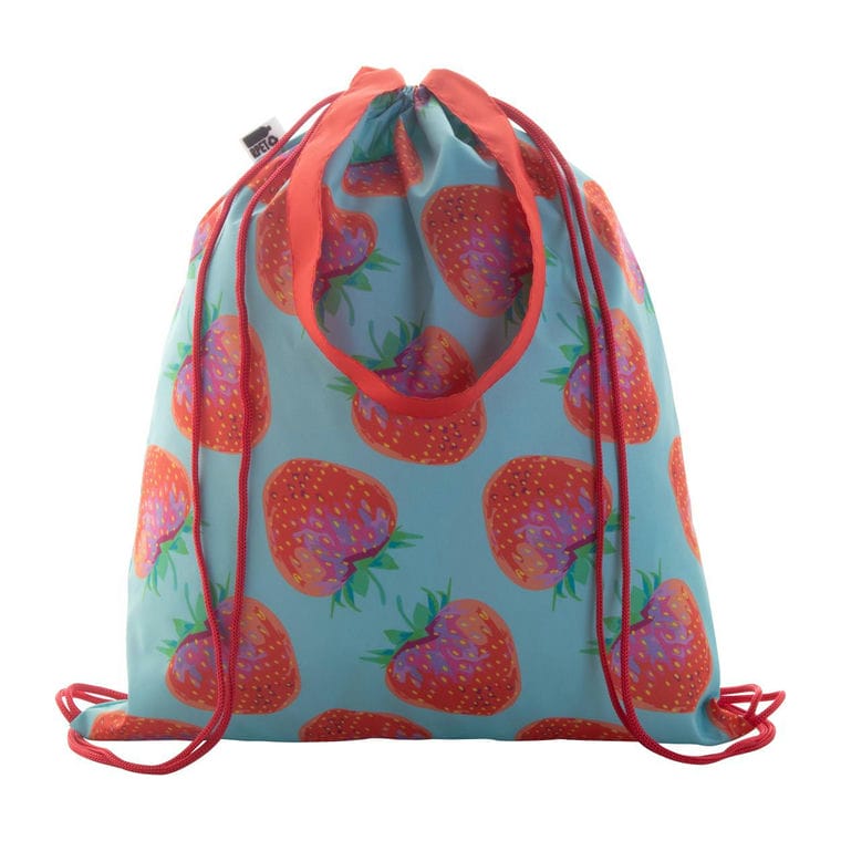 Sac cu cordon, personalizat CreaDraw Shop RPET Roșu