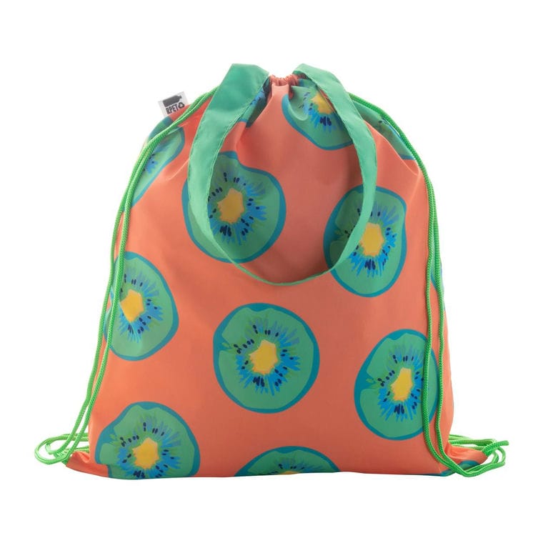 Sac cu cordon, personalizat CreaDraw Shop RPET Verde