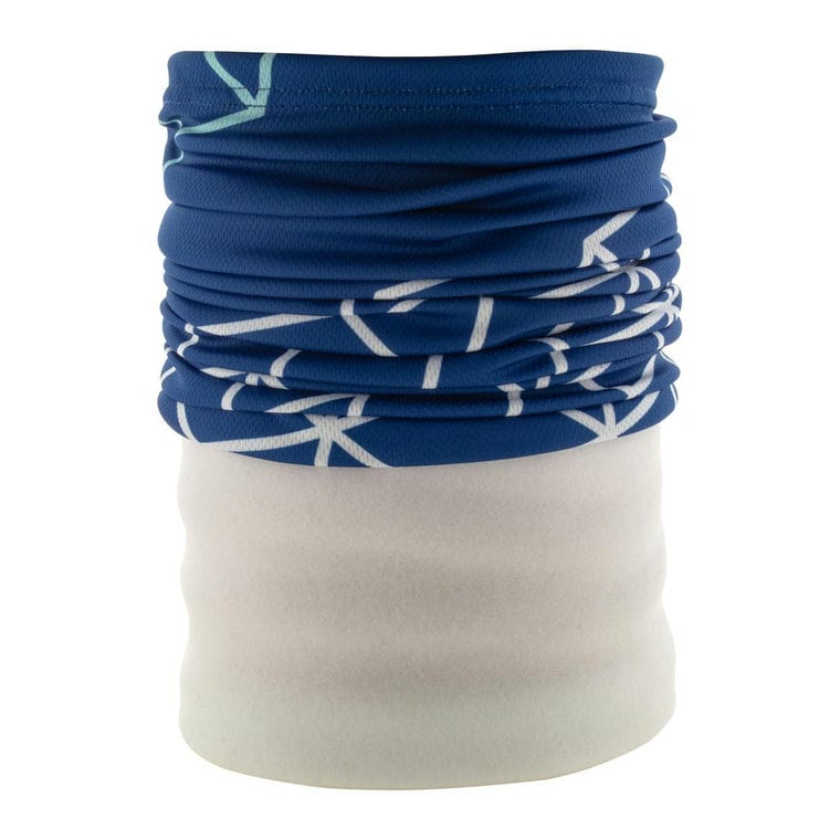 Eșarfă multifuncțională personalizată CreaScarf Winter Alb