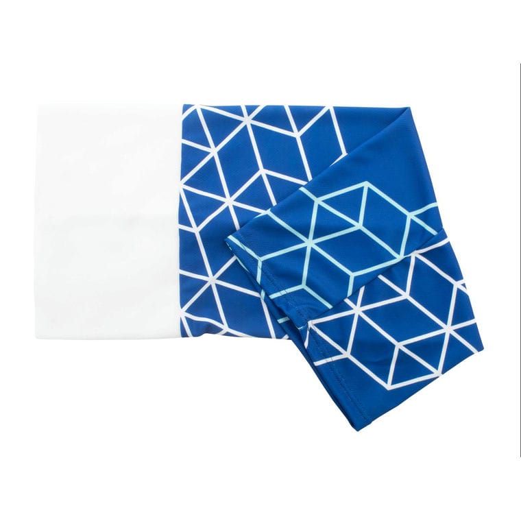 Eșarfă multifuncțională personalizată CreaScarf Winter alb