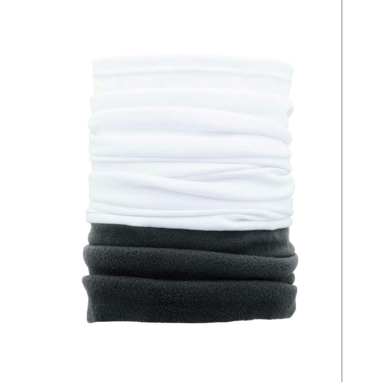 Eșarfă multifuncțională personalizată CreaScarf Winter gri