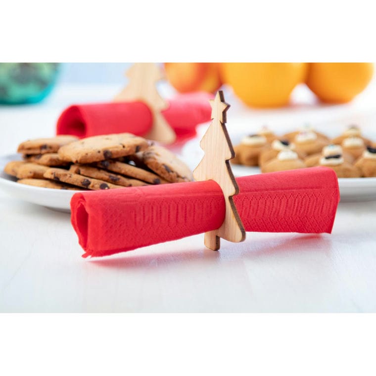 Set inel servetel Julmiddag natural