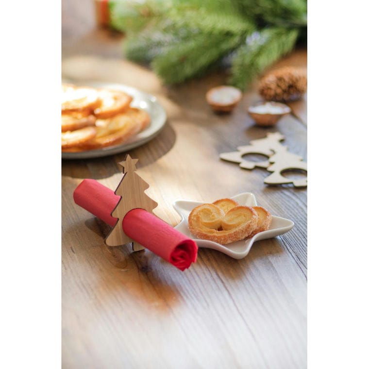 Set inel servetel Julmiddag natural