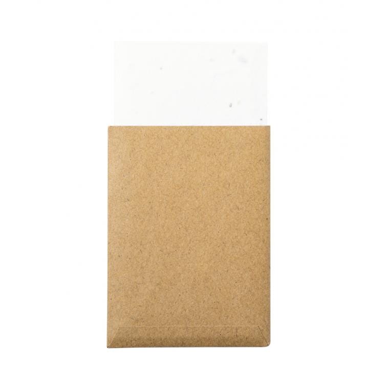Bloc de note adeziv din hârtie cu semințe Tinsal alb