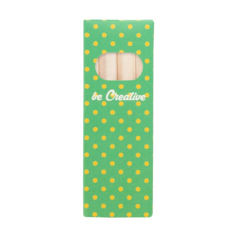 Set 4 buc creioane, personalizat Penxil 4  natural