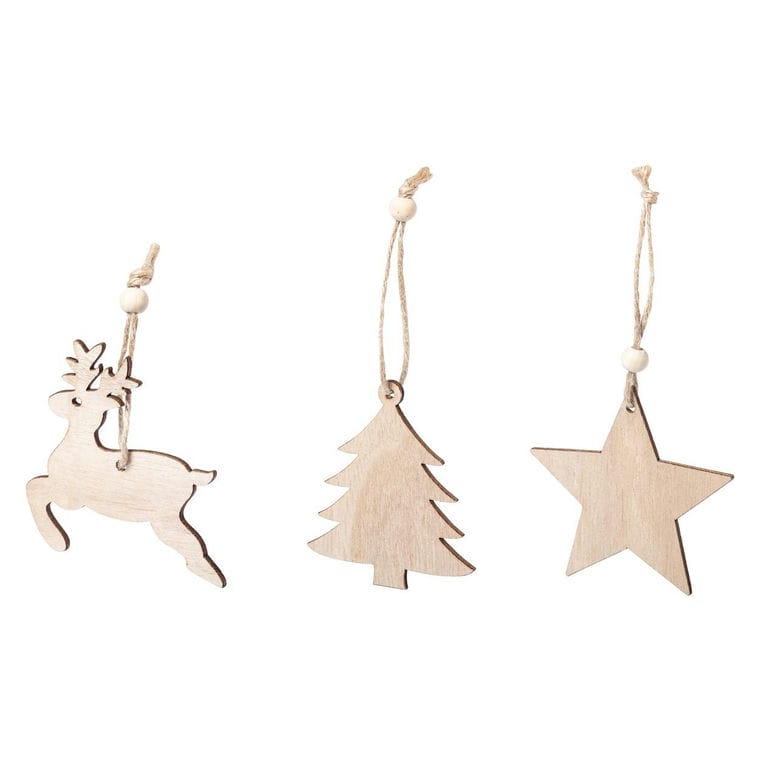 Set de ornamente pentru brad, 3 buc Tilmex