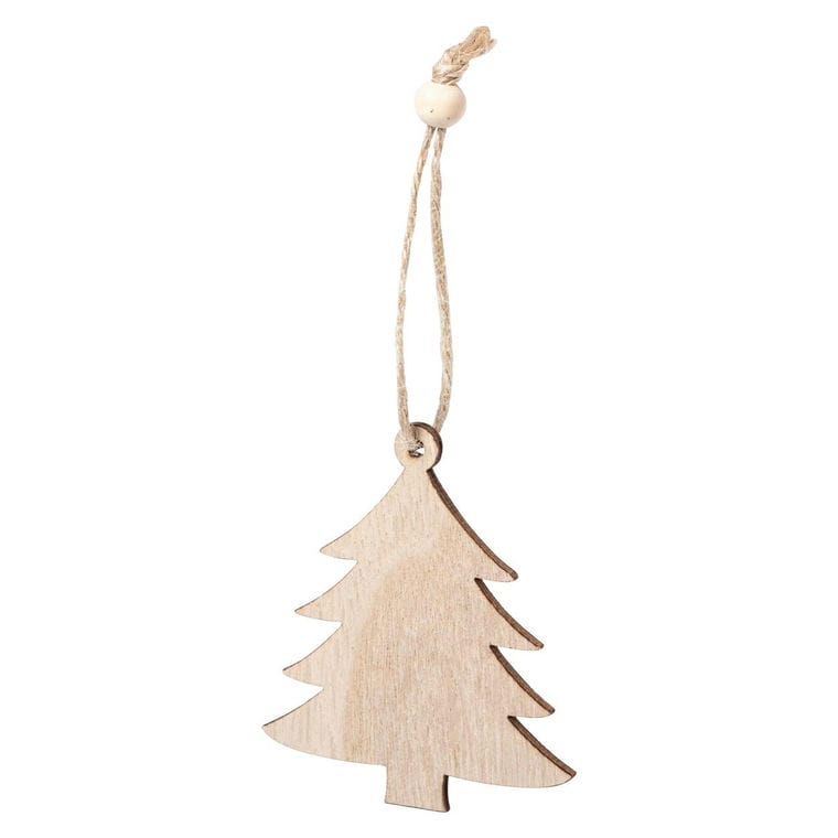 Set de ornamente pentru brad, 3 buc Tilmex natural