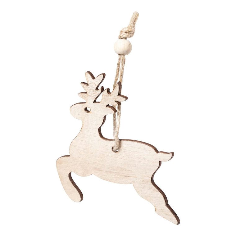 Set de ornamente pentru brad, 3 buc Tilmex natural