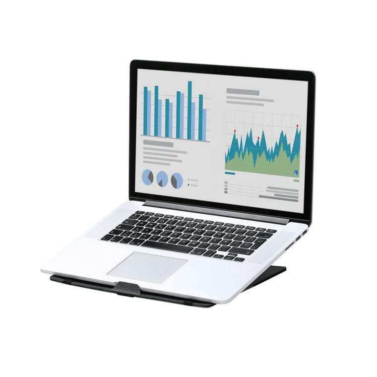 Organizator suport laptop Tronser argintiu