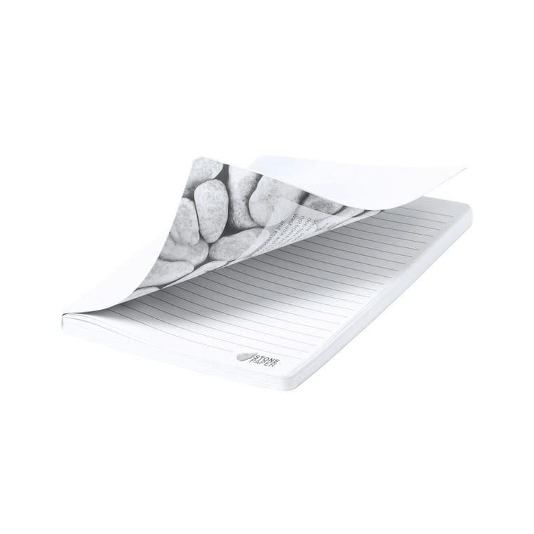 Caiet cu hârtie de piatră Quantum Alb