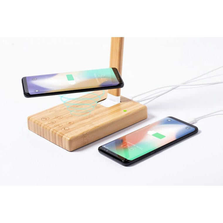 Lampă de birou multifuncțională Sleya natural