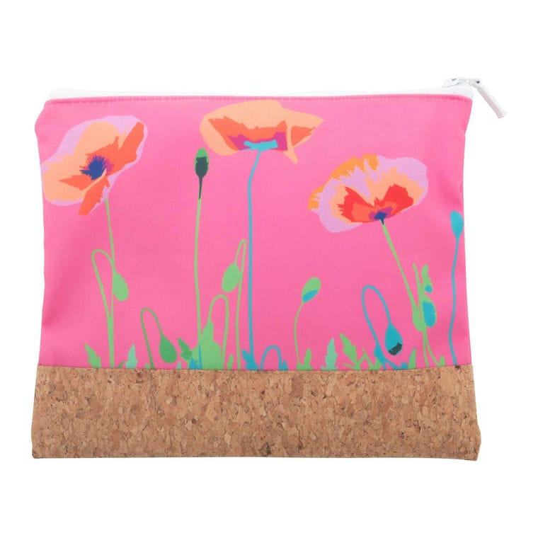 Geantă cosmetice personalizată CreaBeauty Cork M Alb
