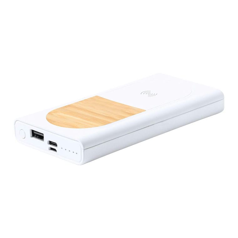 Power bank PLA Ditte Alb natural