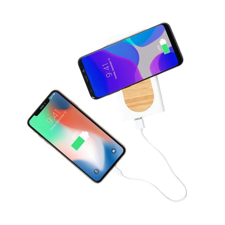 Power bank PLA Ditte Alb natural