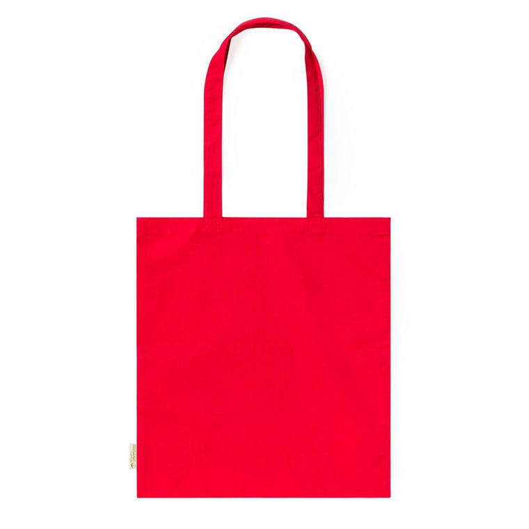 Geantă de cumpărături din bumbac Borough Roșu