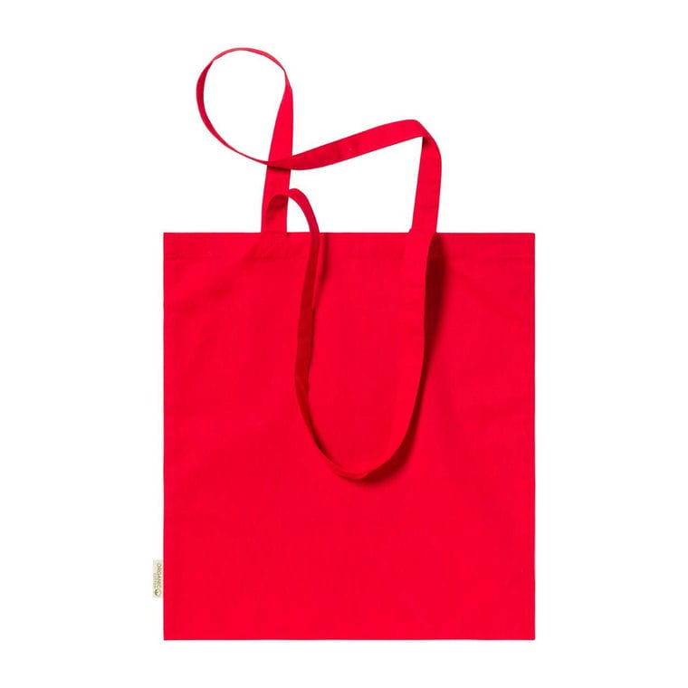 Geantă de cumpărături din bumbac Borough Roșu