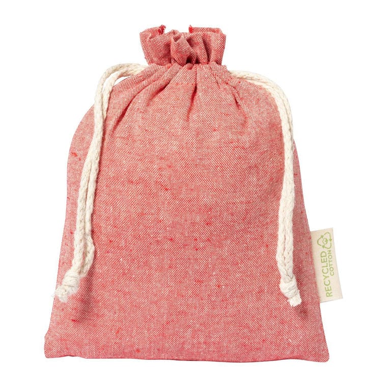 Săculeț din bumbac reciclat Restry M Roșu