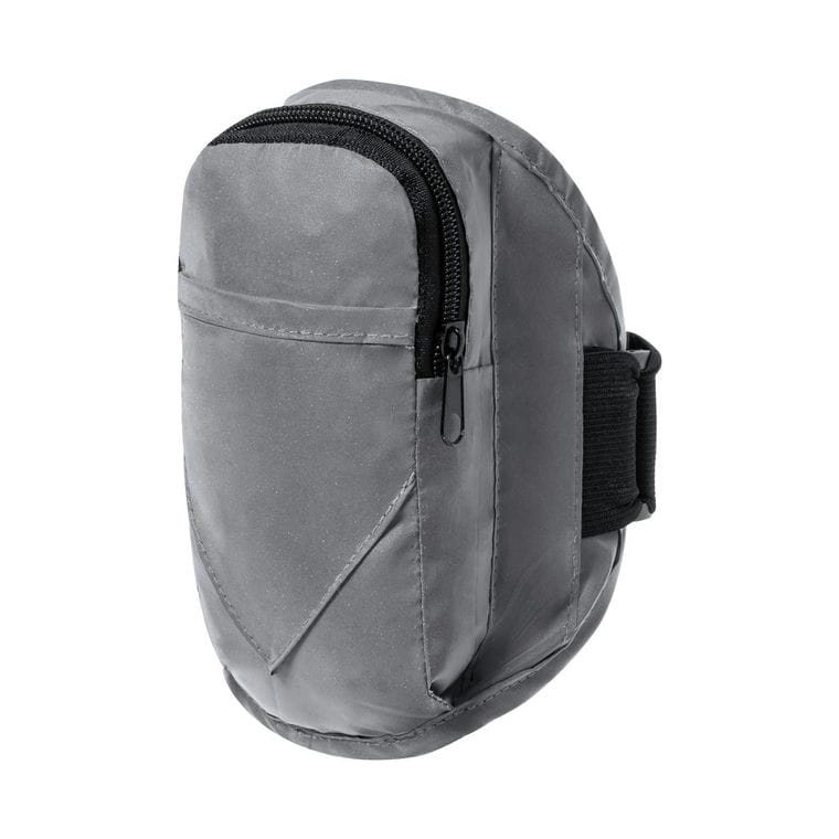 Banderolă reflectorizantă pentru alergat Bilbon gri