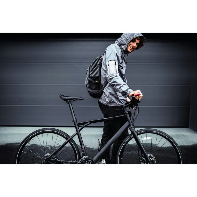 Banderolă reflectorizantă pentru alergat Bilbon gri