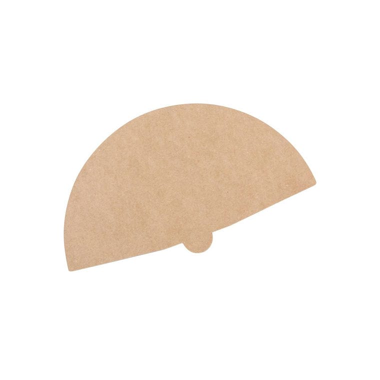 Evantai de mână din hârtie Bilsom natural