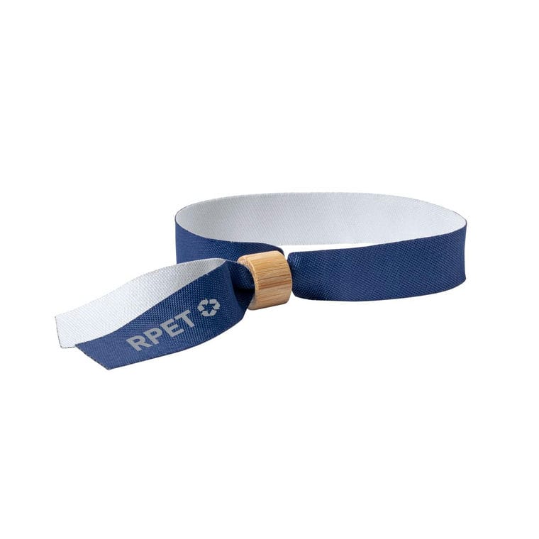 Brătară festival RPET Broch albastru închis natural