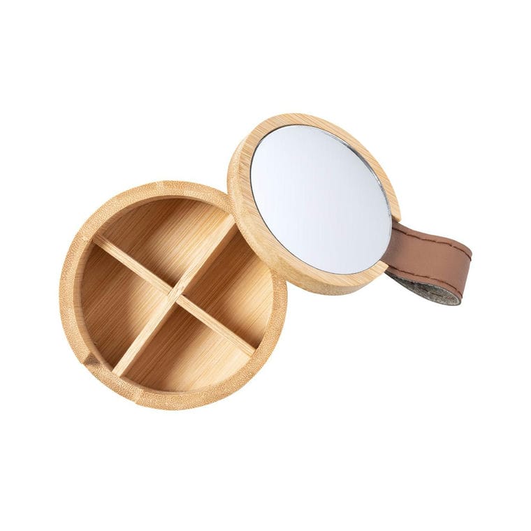 Cutie de bijuterii din bambus Fontana natural