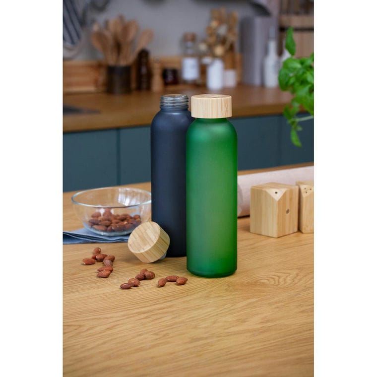 Sticlă sport din sticlă Cloody Verde natural