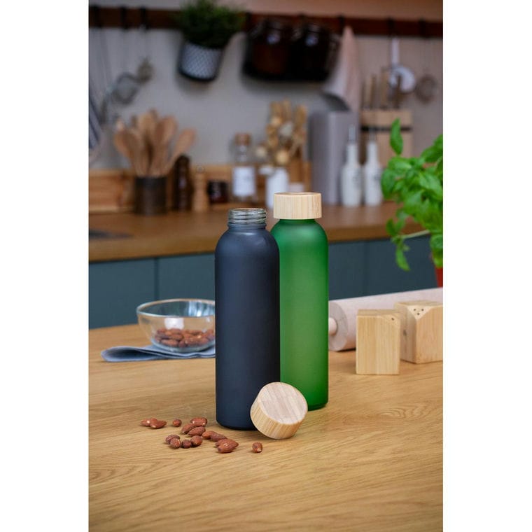 Sticlă sport din sticlă Cloody Verde natural