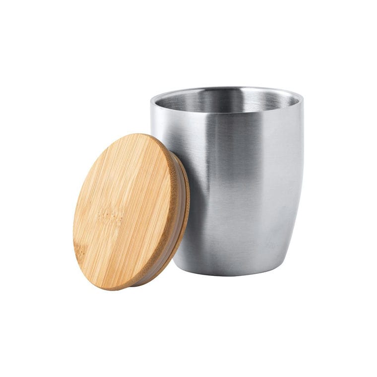 Cană din oțel inoxidabil Zasel argintiu natural