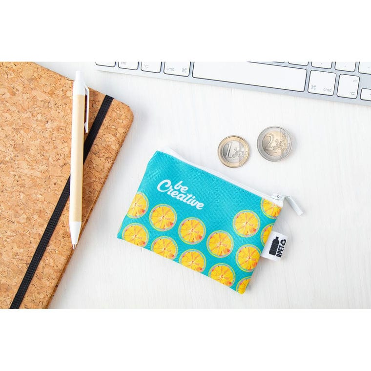 Geantă RPET personalizată SuboPurse RFID Alb