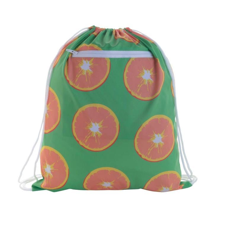 Geantă cu șnur personalizată CreaDraw RFID Alb