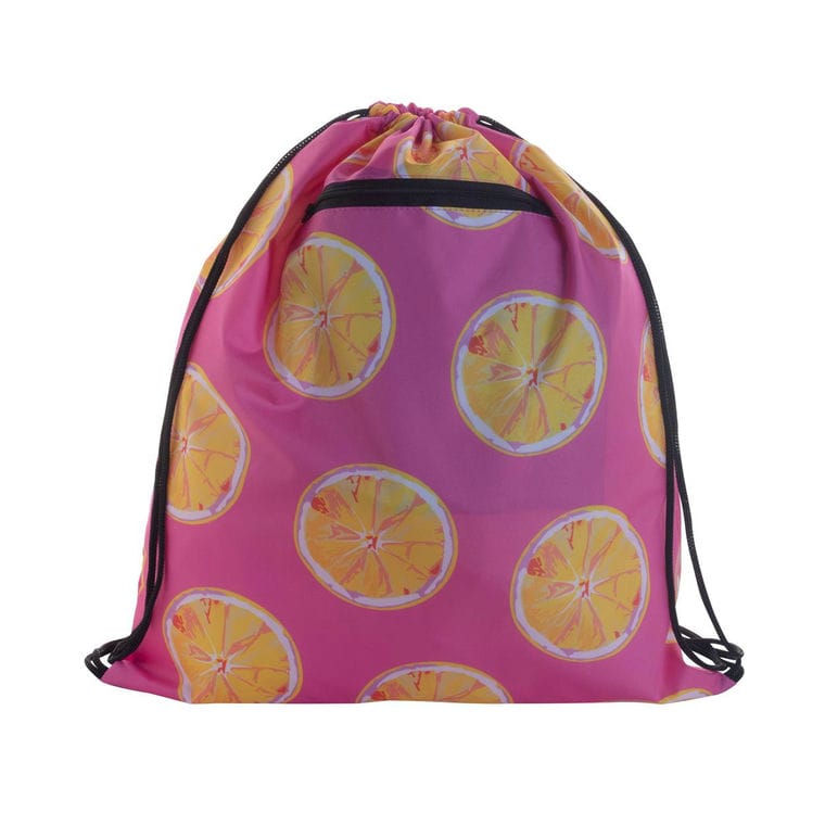 Geantă cu șnur personalizată CreaDraw RFID Negru