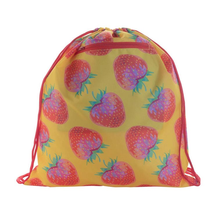 Geantă cu șnur personalizată CreaDraw RFID Roșu