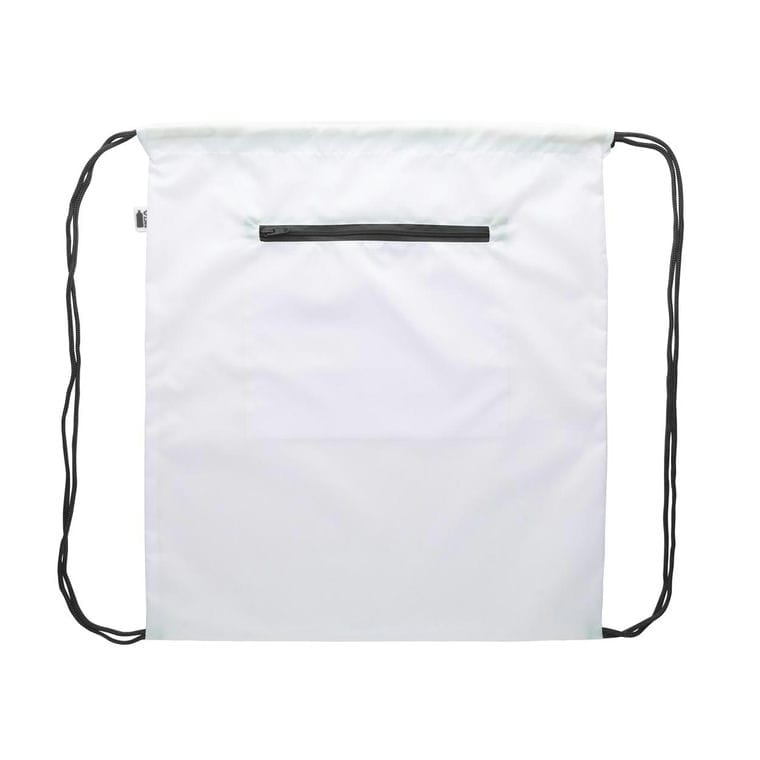 Geantă cu șnur personalizată CreaDraw RFID RPET Negru