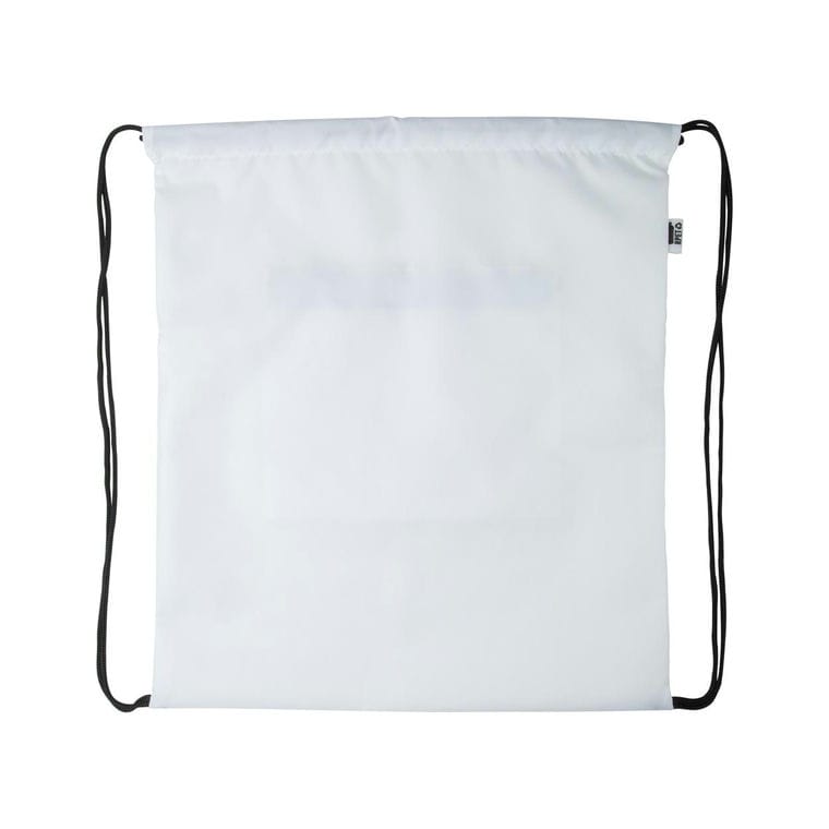 Geantă cu șnur personalizată CreaDraw RFID RPET Negru