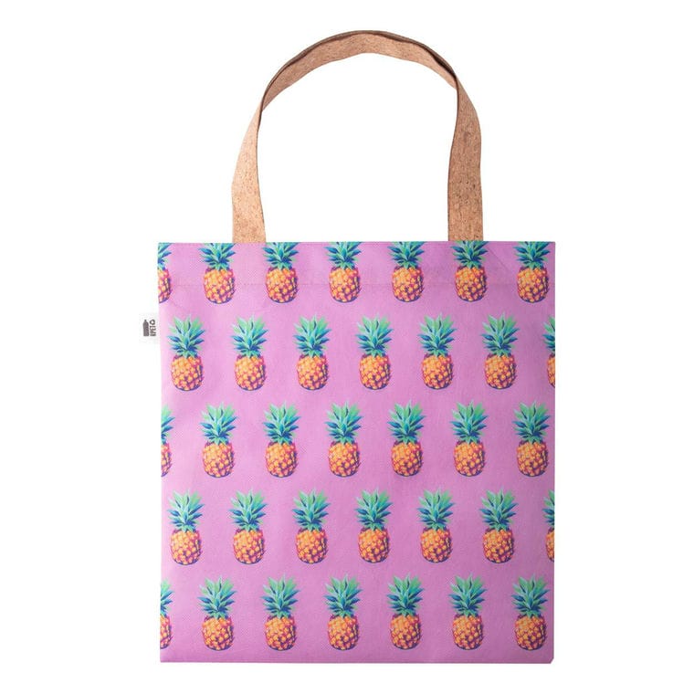 Sacoșă pentru cumpărături, personalizată SuboShop Cork Alb