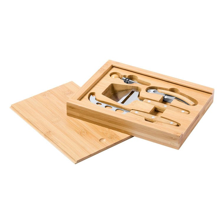 Set pentru vin și cuțite pentru brânză Hiblux natural
