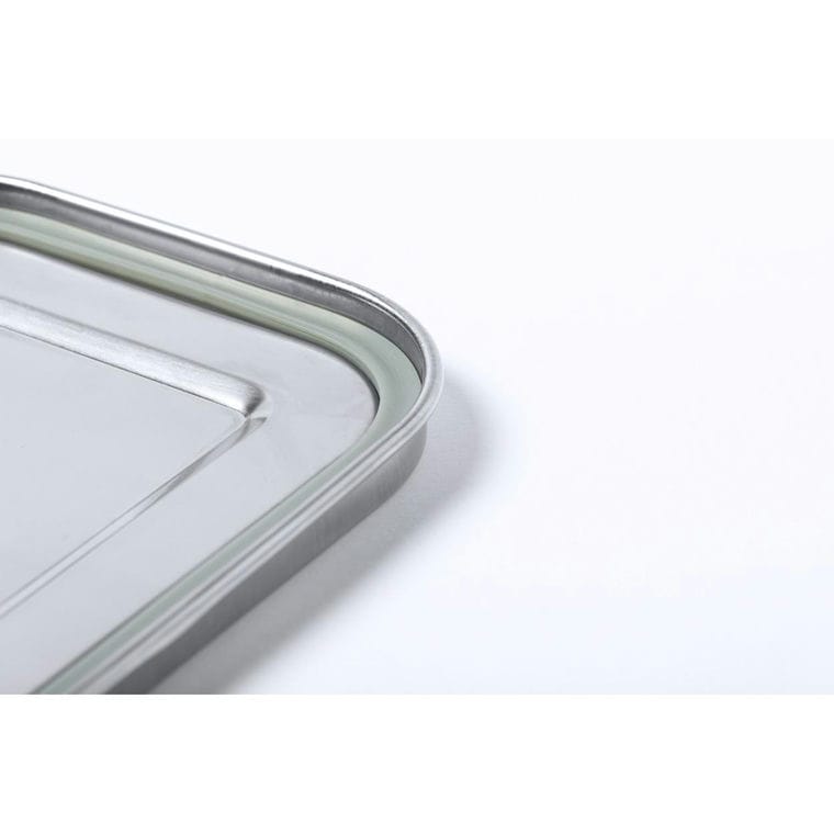 Cutie de prânz din oțel inoxidabil Yalac argintiu