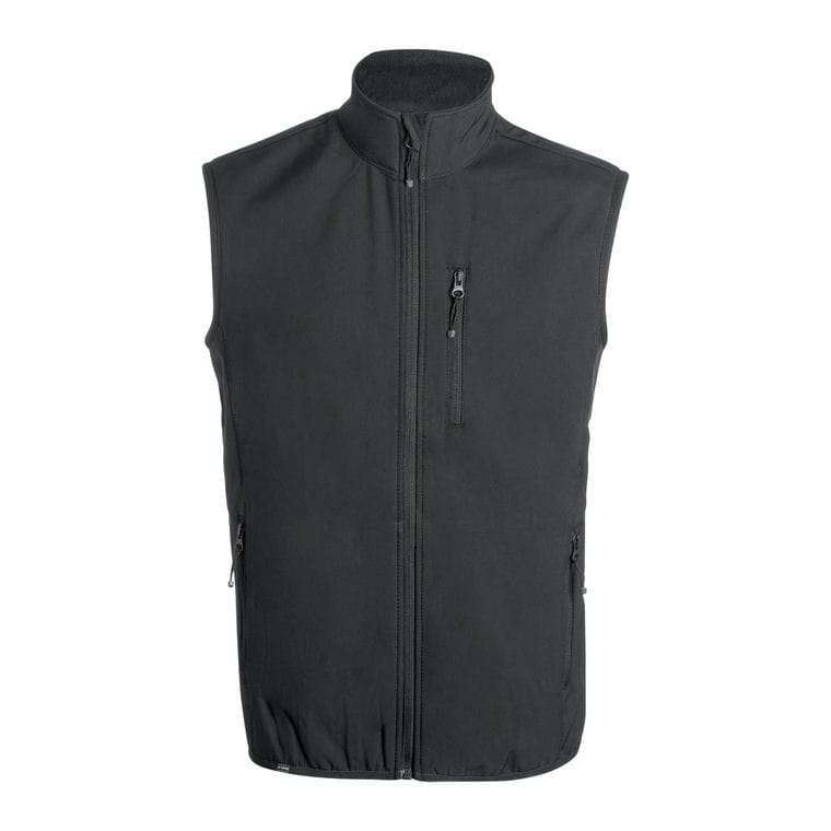 Vestă softshell RPET Shelles Negru