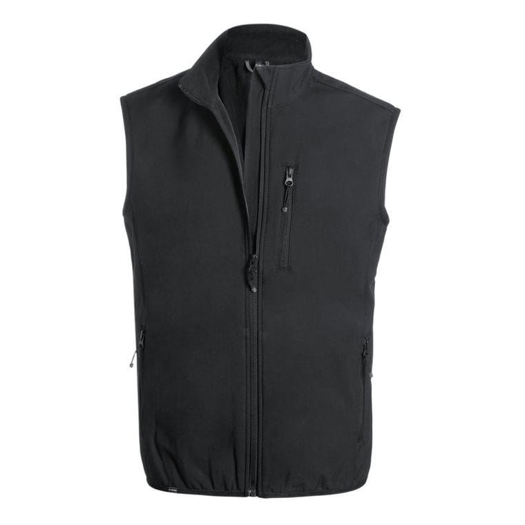 Vestă softshell RPET Shelles Negru