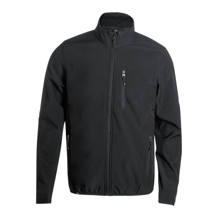 Jachetă softshell RPET Timber Negru