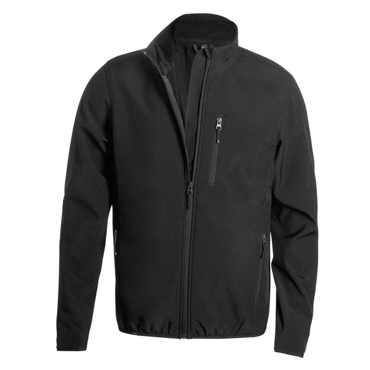 Jachetă softshell RPET Timber Negru