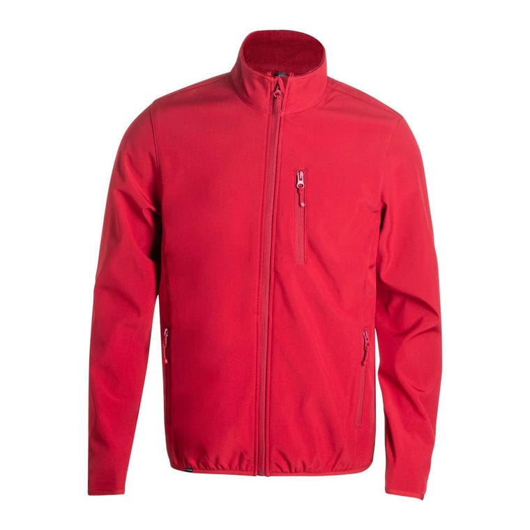 Jachetă softshel RPET Scola Roșu
